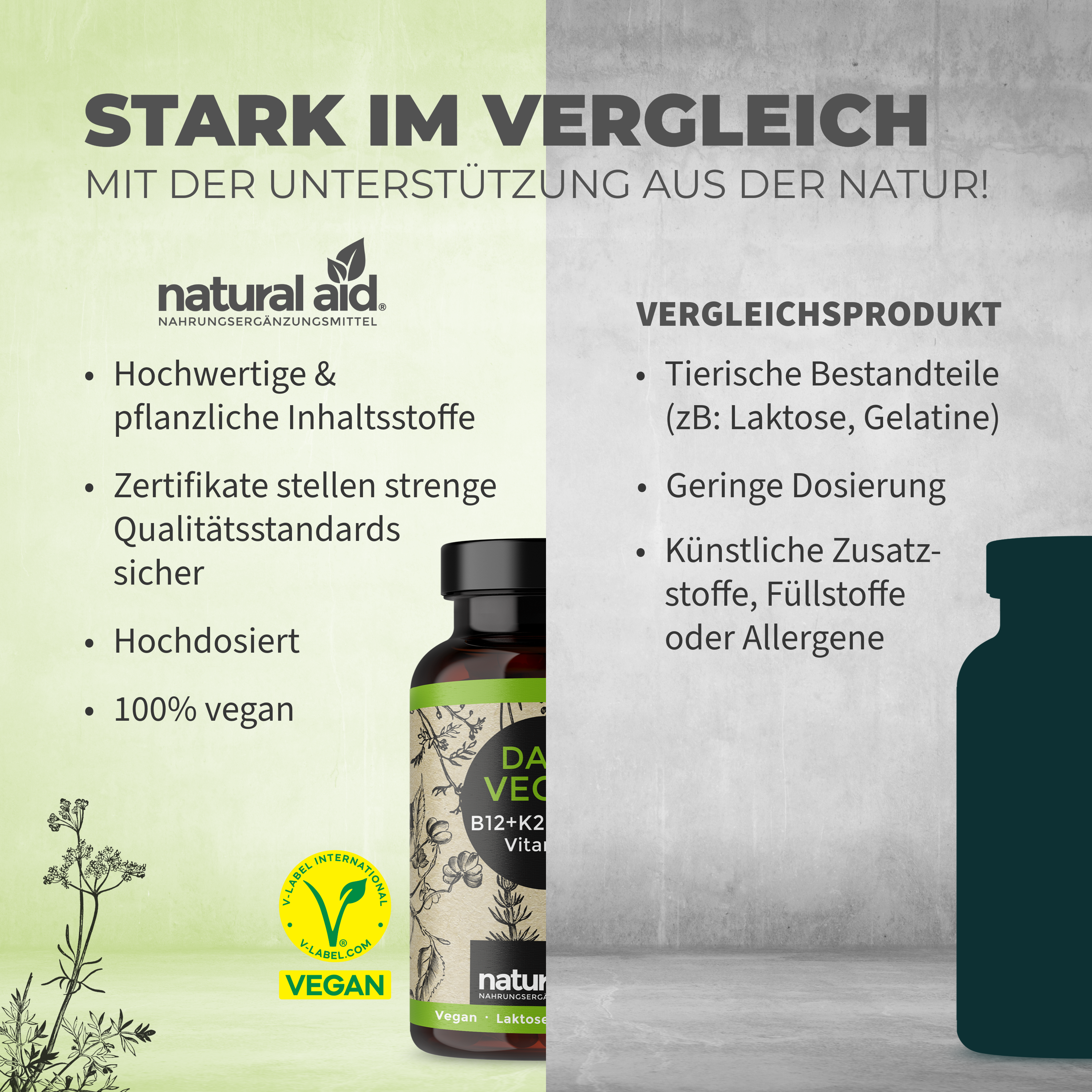 Daily Vegan B12+K2+D3+B2