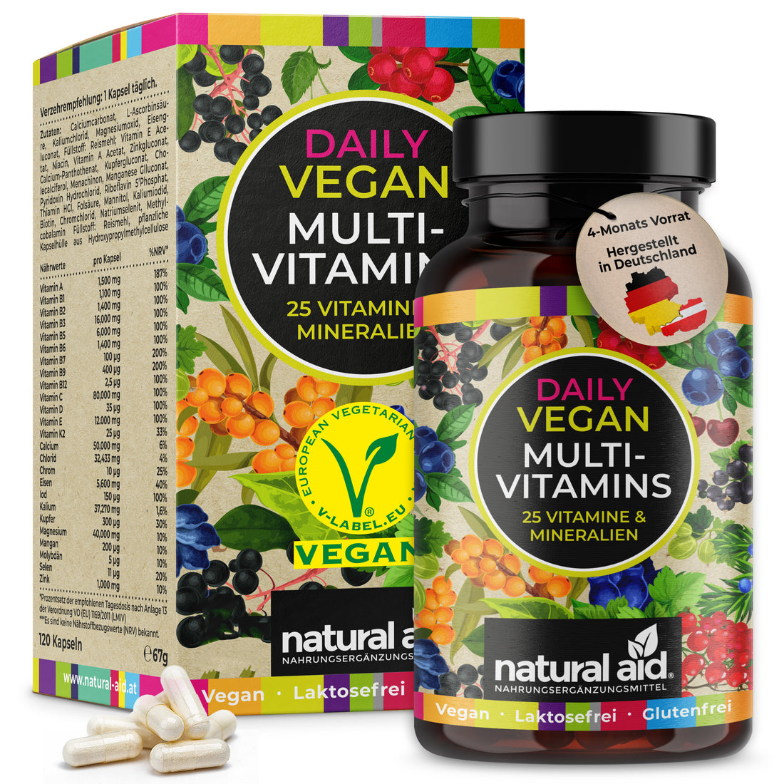 Daily Vegan Multivitamins