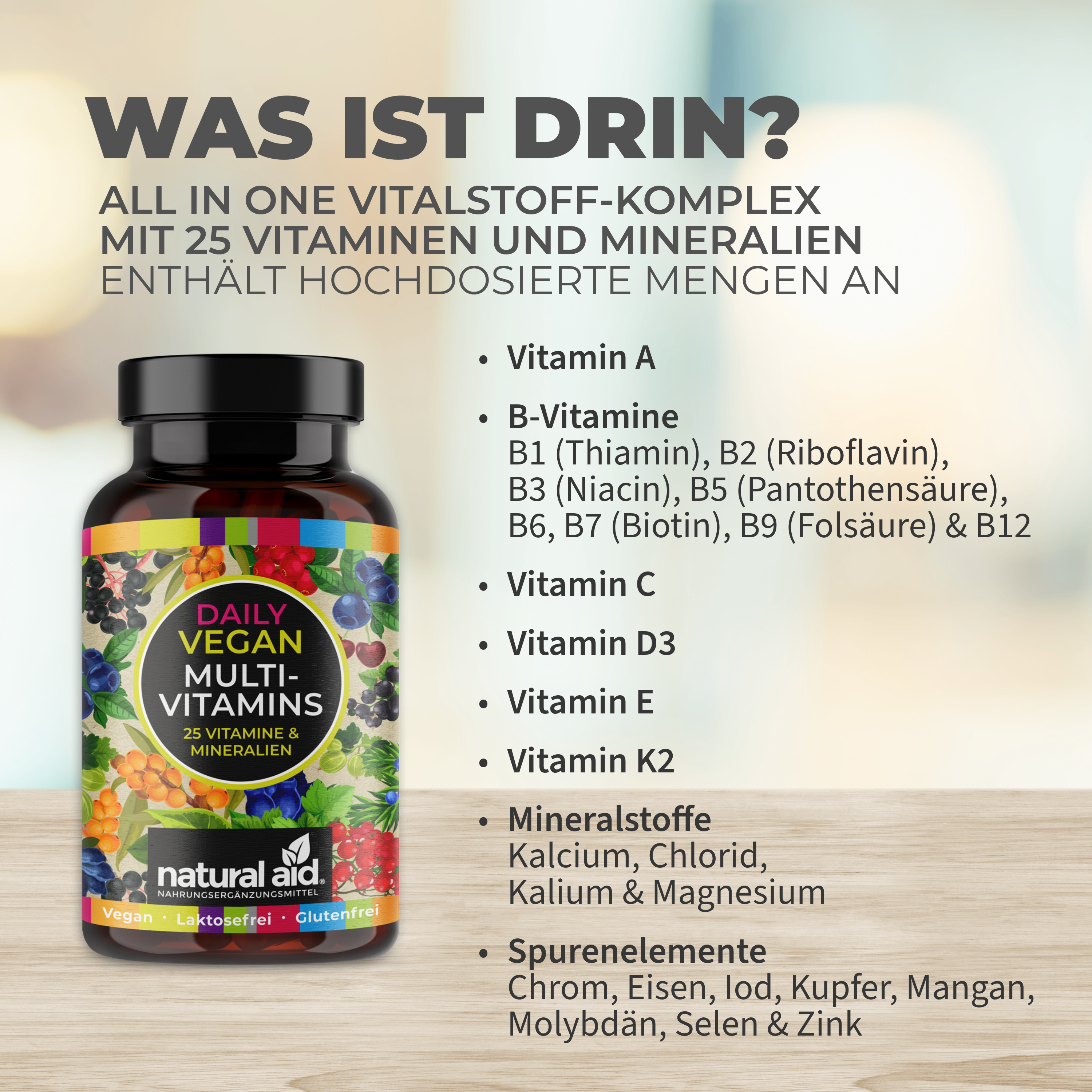 Daily Vegan Multivitamins